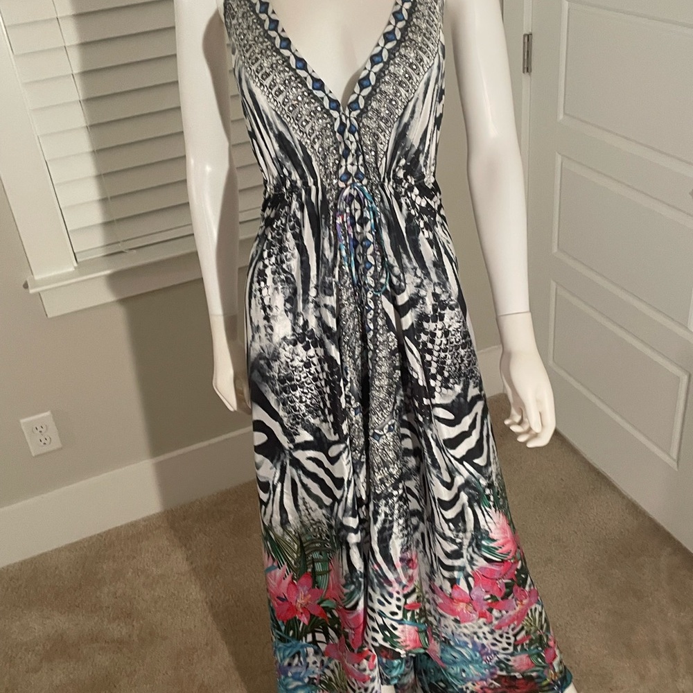 Dia Halter High Low Maxi Dress, STUNNING, M/L, Excellent Condition, Barely Worn